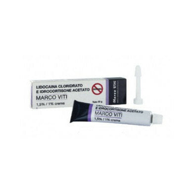 Marco Viti Lidocaina Cloridrato e Idrocortisone Acetato 1,5% crema 30g-2