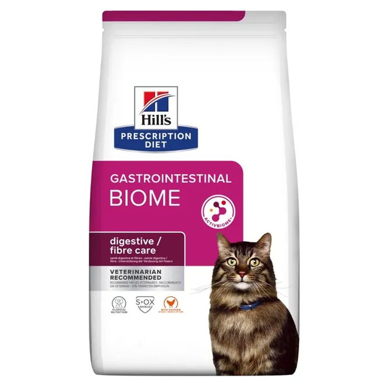 Hill's Prescription Diet Gastrointestinal Biome Digestive Fibre Care Crocchette Pollo Gatti 1,5kg-1