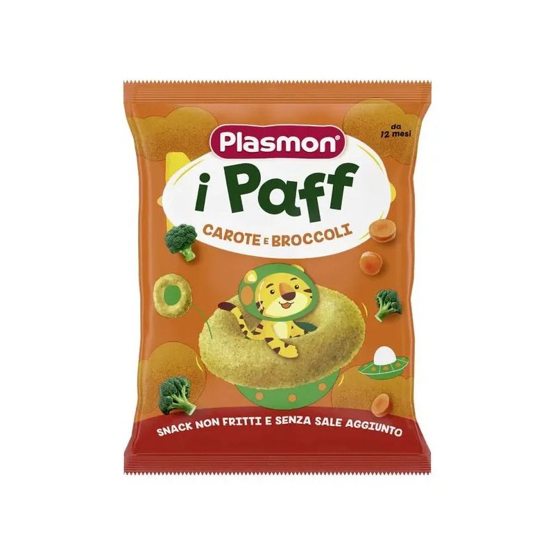 Plasmon i Paff Broccoli e Carote snack per bambini 12 mesi+ 15g-1