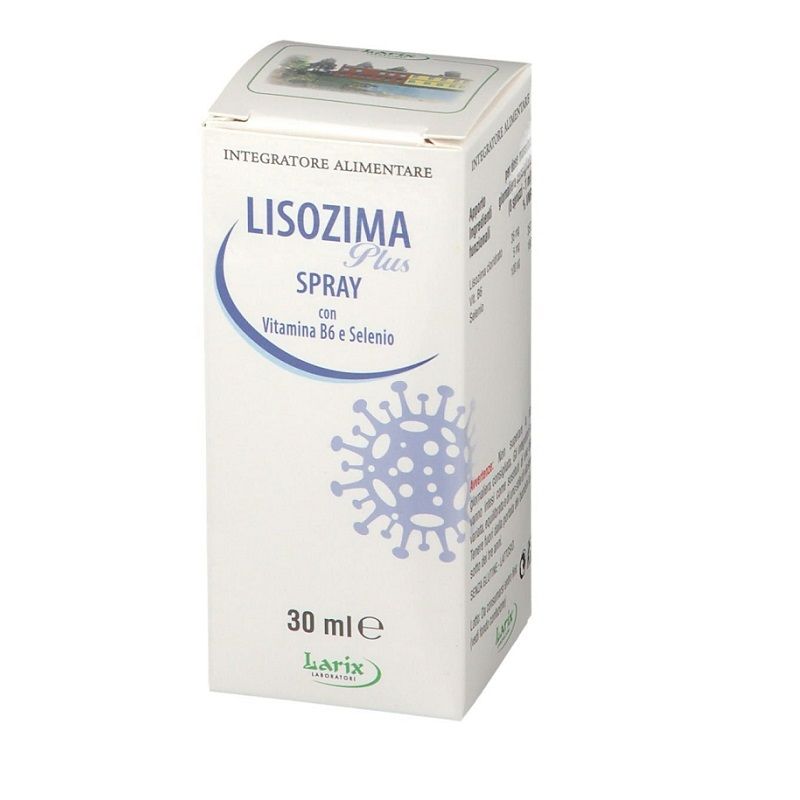 Lisozima Integratore con Vitamina B6 e Selenio per il sistema immunitario spray 30ml -1