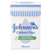 Johnson's Cotton Fioc Baby Bastoncini Morbidissimi Cotone 100 Pezzi-1