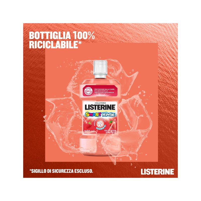 Listerine Smart Rinse collutorio per bambini al fluoro 500ml-5