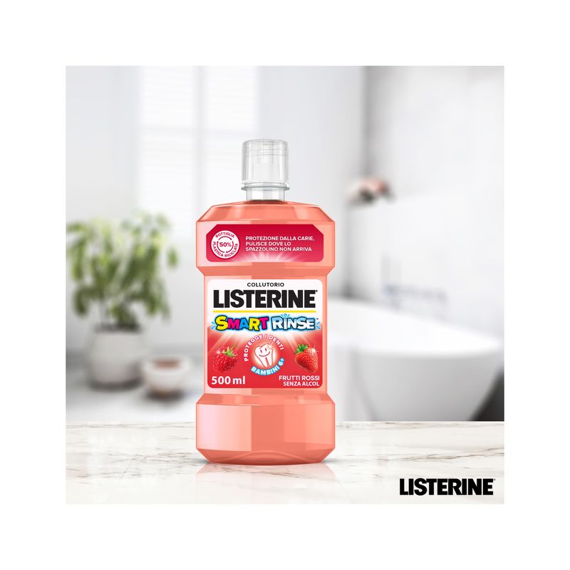 Listerine Smart Rinse collutorio per bambini al fluoro 500ml-7