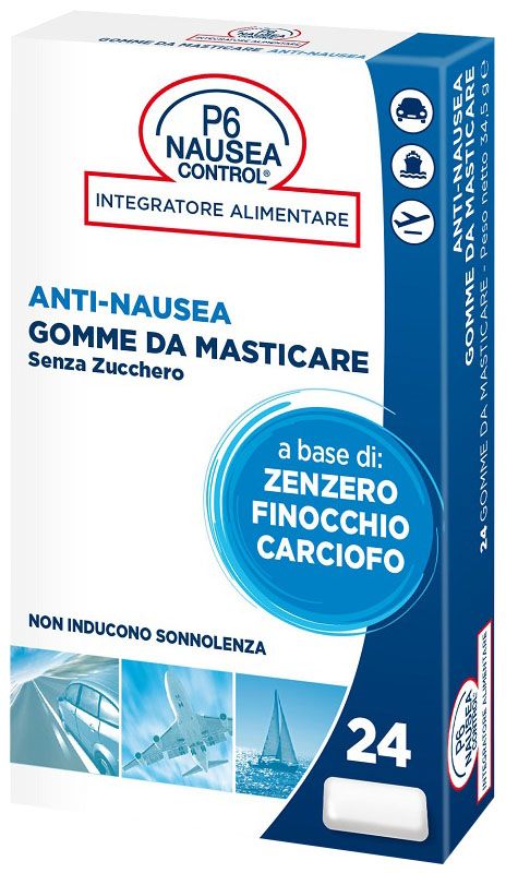 P6 Nausea Control 24 gomme da masticare-1