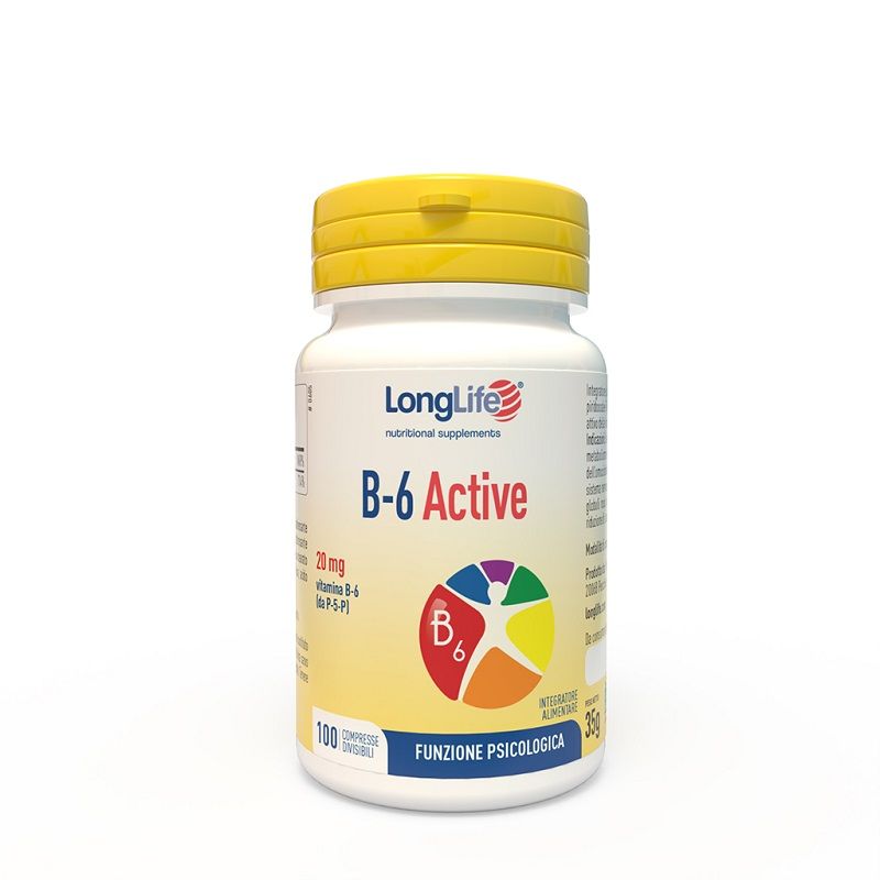 Longlife B-6 Active per la funzione psicologica 100 compresse divisibili-1