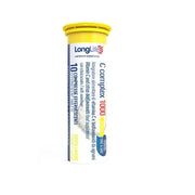 Longlife C Complex 1000 Fizz integratore di Vitamina C 10 compresse effervescenti gusto limone-1