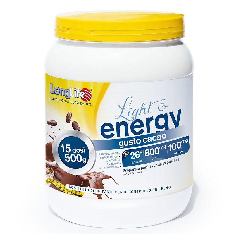 Longlife Light & Energy per il controllo del peso 500g gusto cacao-1