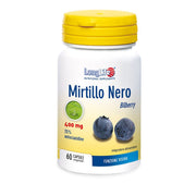 Longlife Mirtillo Nero coadiuvante della funzionalità visiva 60 capsule-1