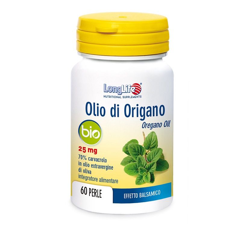 Longlife Olio di Origano Bio per la funzionalità digestiva 60 perle-1