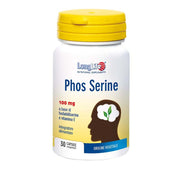 Longlife Phos Serine funzioni cognitive e memoria 30 capsule vegetali-0