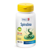 Longlife Spirulina Bio Azione di sostegno e ricostituente 100 capsule-1