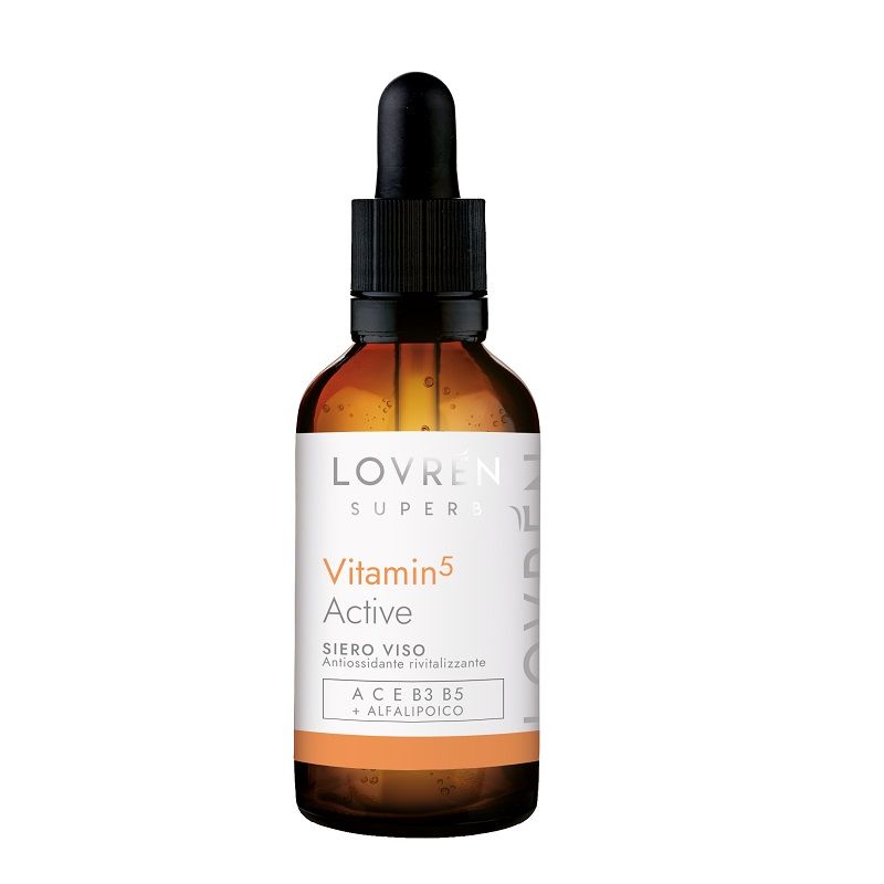 Lovren Superb Vitamin 5 Active Siero Viso Antiossidante e rivitalizzante 30ml-1
