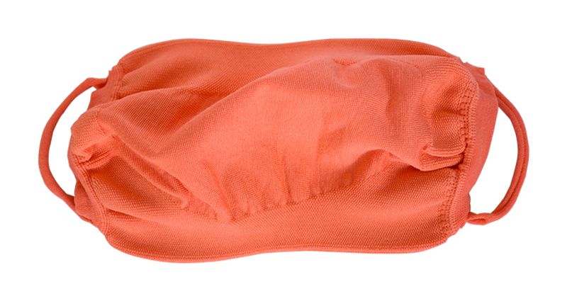 Wonder Company Mascherina Protettiva Lavabile Colore Corallo Bambina 1 Pezzo-1