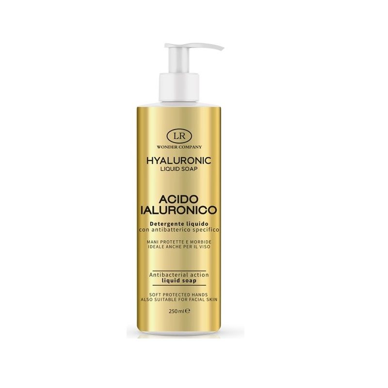 LR Wonder Company Acido Ialuronico Detergente Liquido con antibatterico per mani e viso 250ml-1