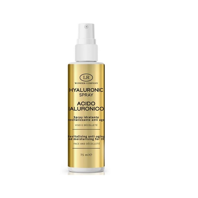 LR Wonder Company Acido Ialuronico Spray idratante e rivitalizzante viso e décolleté 75ml-1