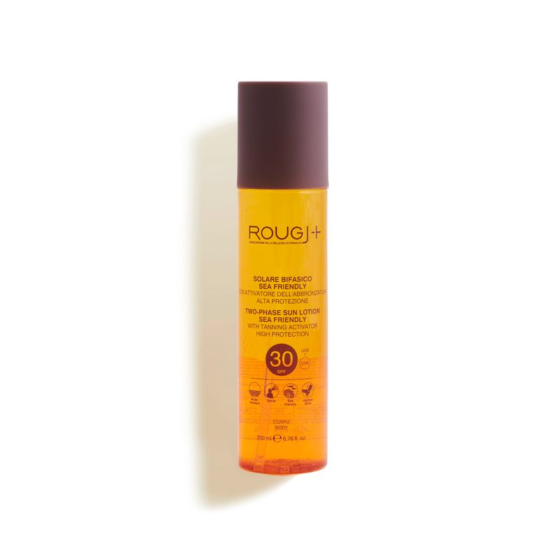 Rougj Solare Bifasico SPF30 Protezione Alta Corpo con attivatore di abbronzatura spray 200ml-1