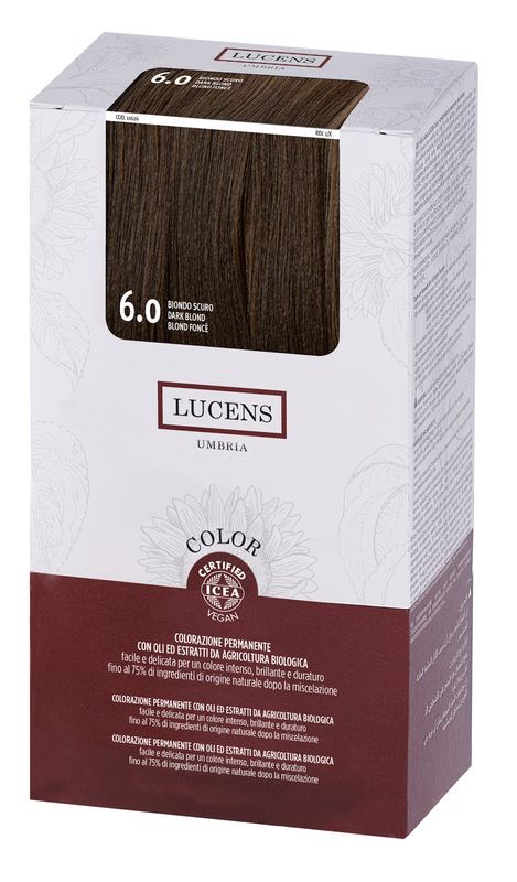 Lucens Umbria Color Tinta Colorata 6.0 Biondo Scuro 135ml-1