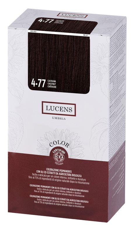 Lucens Umbria Color Tinta Colorata 4.77 Castagna 135ml-1