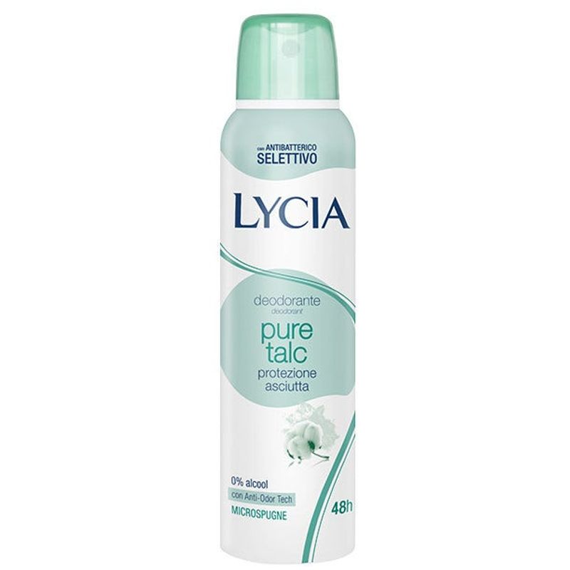 Lycia Spray Gas Antiodorante Pure Talc 150ml-1