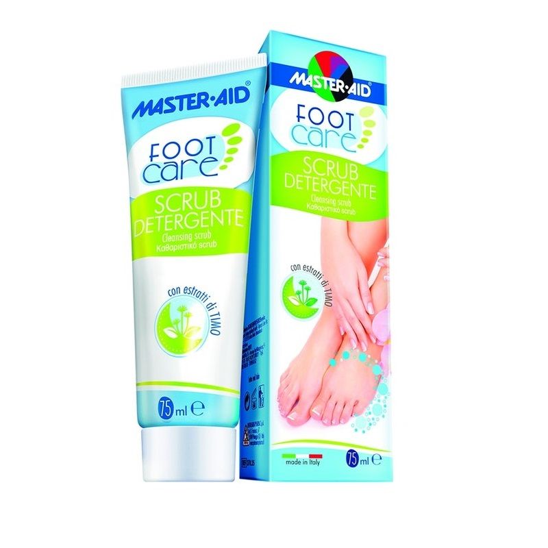 Master-Aid Foot Care scrub detergente piedi 75ml-1