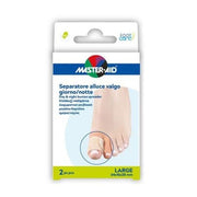 Master Aid Foot Care divaricatore per alluce valgo giorno/notte 2 pezzi taglia L-1