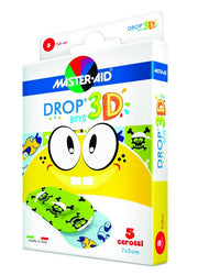 Master Aid Drop3D Boys Cerotti 5 Pezzi 7x5cm-1