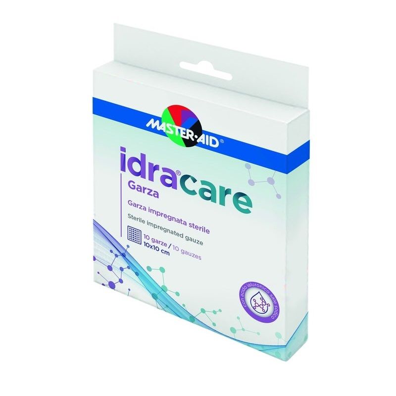 Master-Aid Idra Care garza impregnata 10x10cm 10 pezzi-1