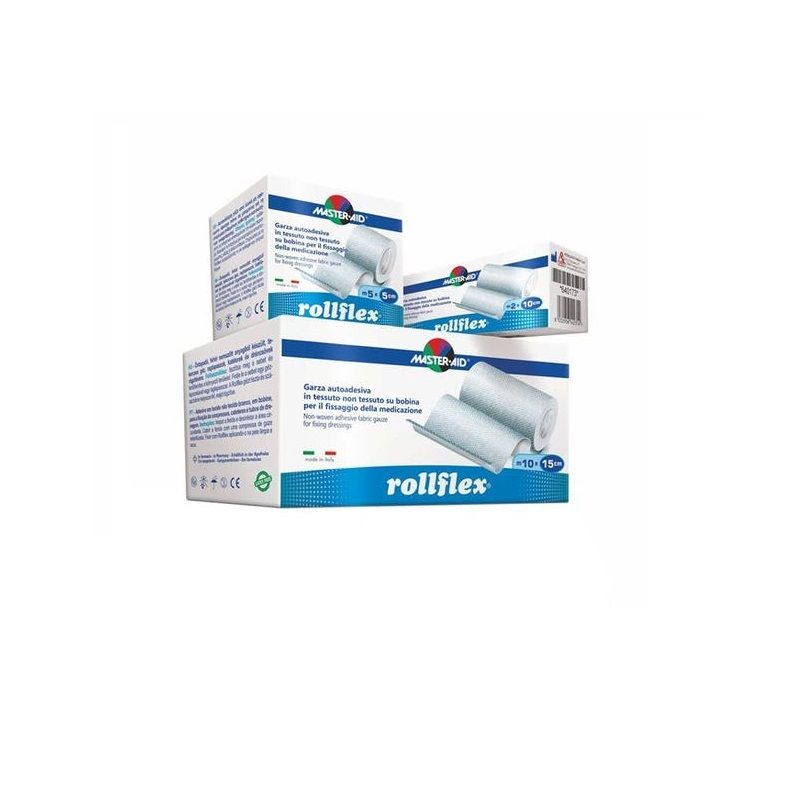 Master-Aid Rollflex garza autoadesiva 10mx5cm-1