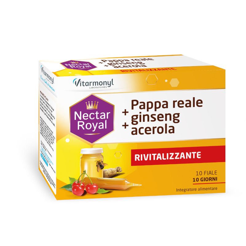 Vitarmonyl Pappa Reale + Ginseng + Acerola integratore alimentare 10 fiale-1