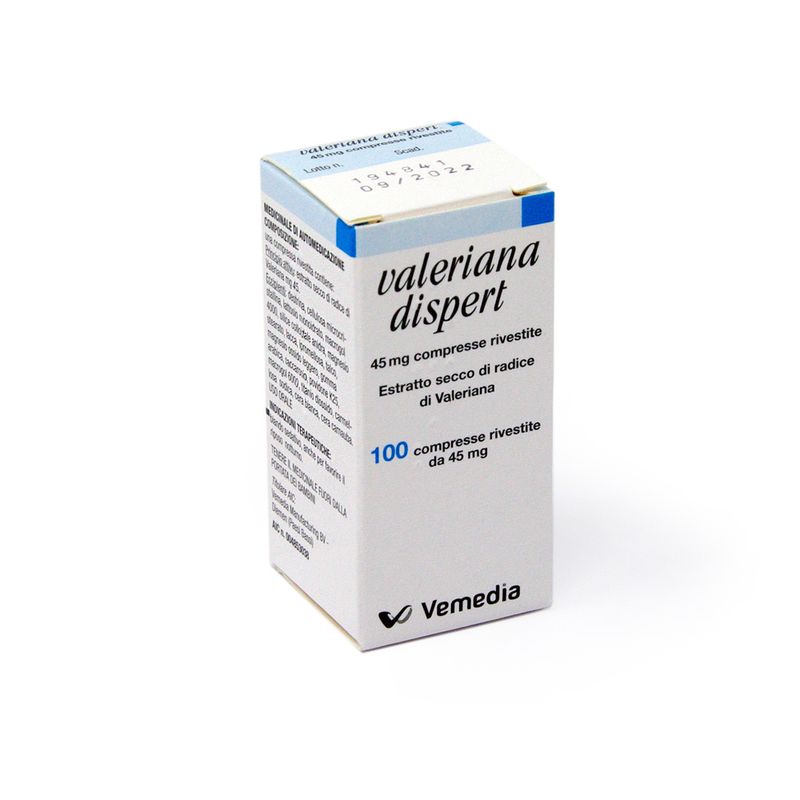 Valeriana Dispert 100 compresse rivestite 45mg-3