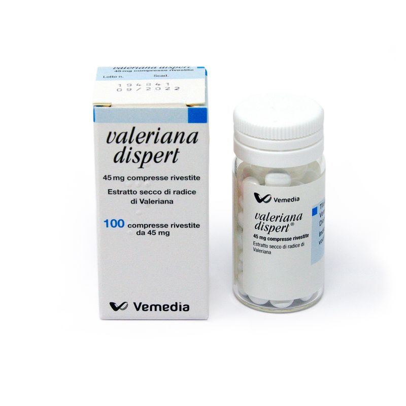 Valeriana Dispert 100 compresse rivestite 45mg-5