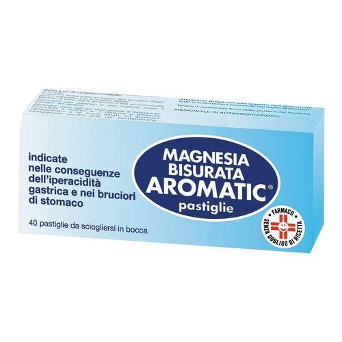 Magnesia Bisurata Aromatic antiacido antiulcera 80 Pastiglie-2