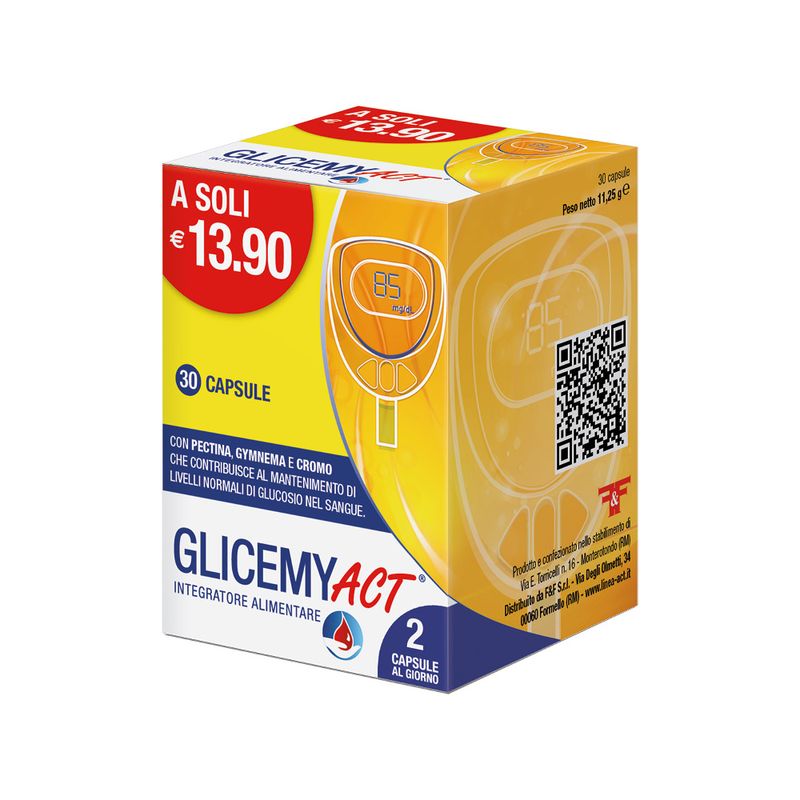 Glicemy Act per i livelli di glucosio nel sangue 30 capsule-1