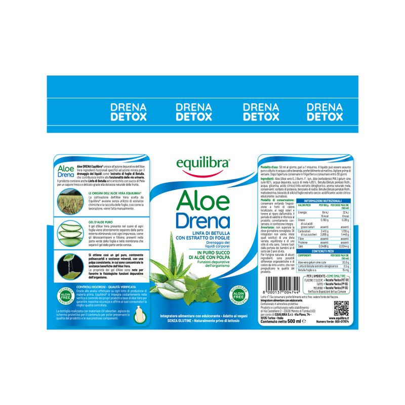 Equilibra Aloe Vera Drena 500ml-4