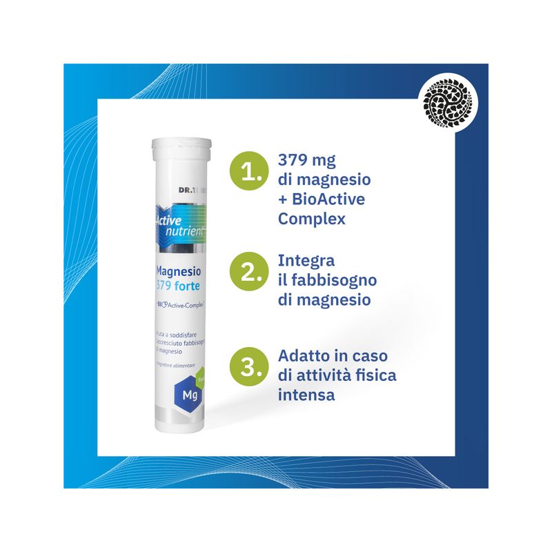 Dr. Theiss Active Nutrient Magnesio 379 Forte Integratore alimentare Gusto limone 20 Compresse-3