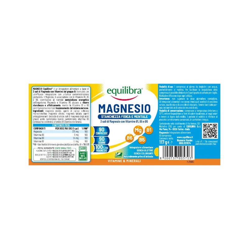 Equilibra Magnesio Integratore 90 Compresse-6