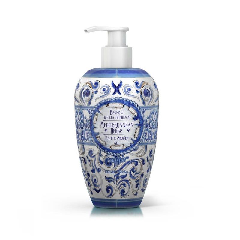 Le Maioliche Mediterranean Herbs bagno & docciaschiuma 700ml-1