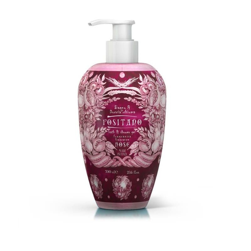 Le Maioliche Positano Rose bagno & docciaschiuma 700ml-1
