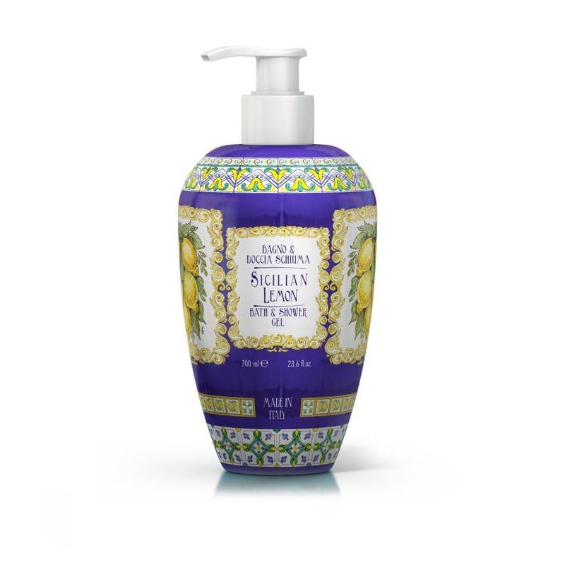 Le Maioliche Sicilian Lemon bagno & docciaschiuma 700ml-1