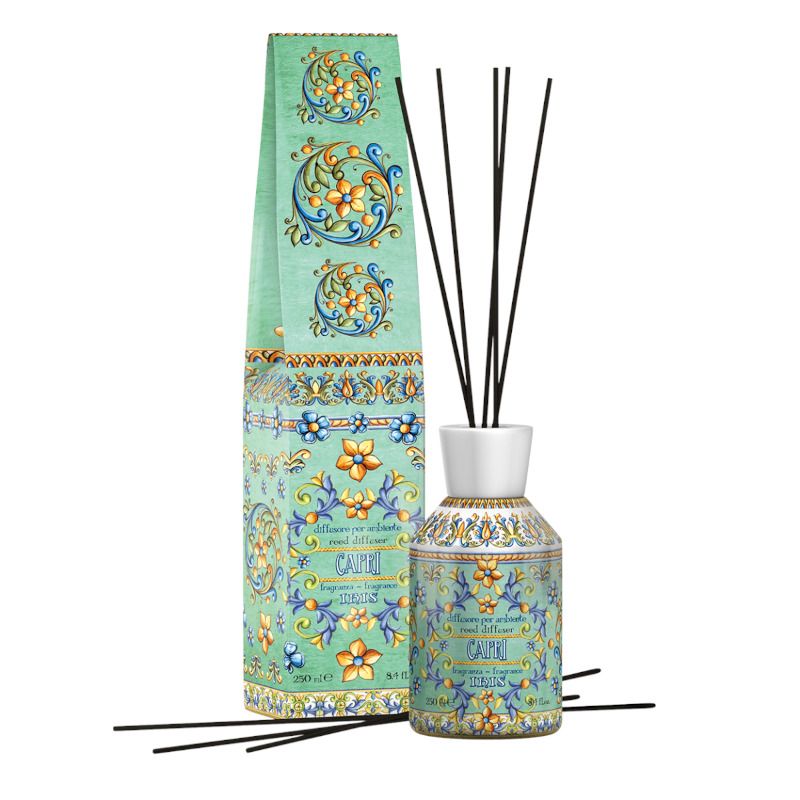 Le Maioliche Iris of Capri diffusore per ambienti a bastoncino 250ml-1