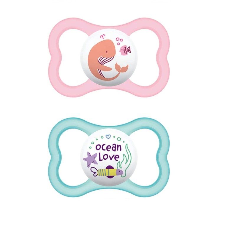 Mam Air Succhietti in silicone bimba 6+ mesi-1