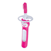 Mam Massaging Brush spazzolino per la pulizia della cavità orale del bambino 3+ mesi colore rosa-1