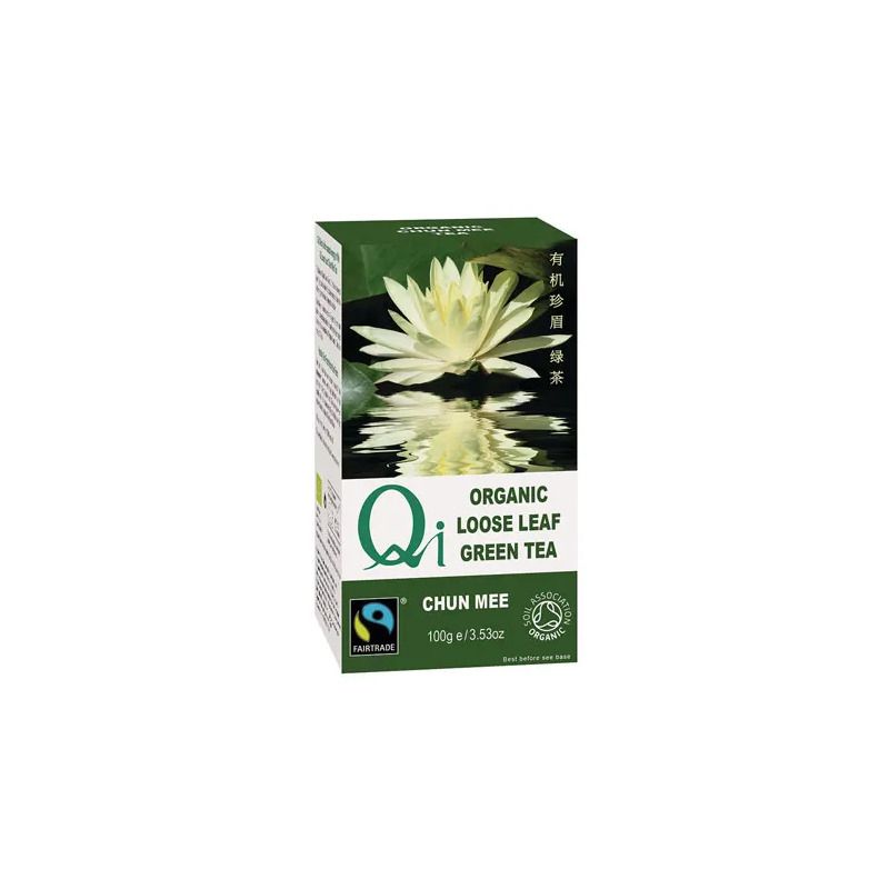 Qi Green Tea Tè verde Cinese Foglie 100g-1
