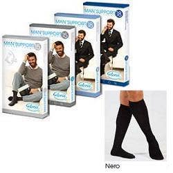 Man Support 18 Gambaletto in cotone Taglia 5 Nero-1