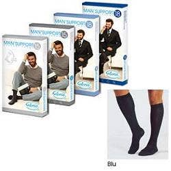 Man Support 18 Cotone Gambaletto Blu Taglia 4-1