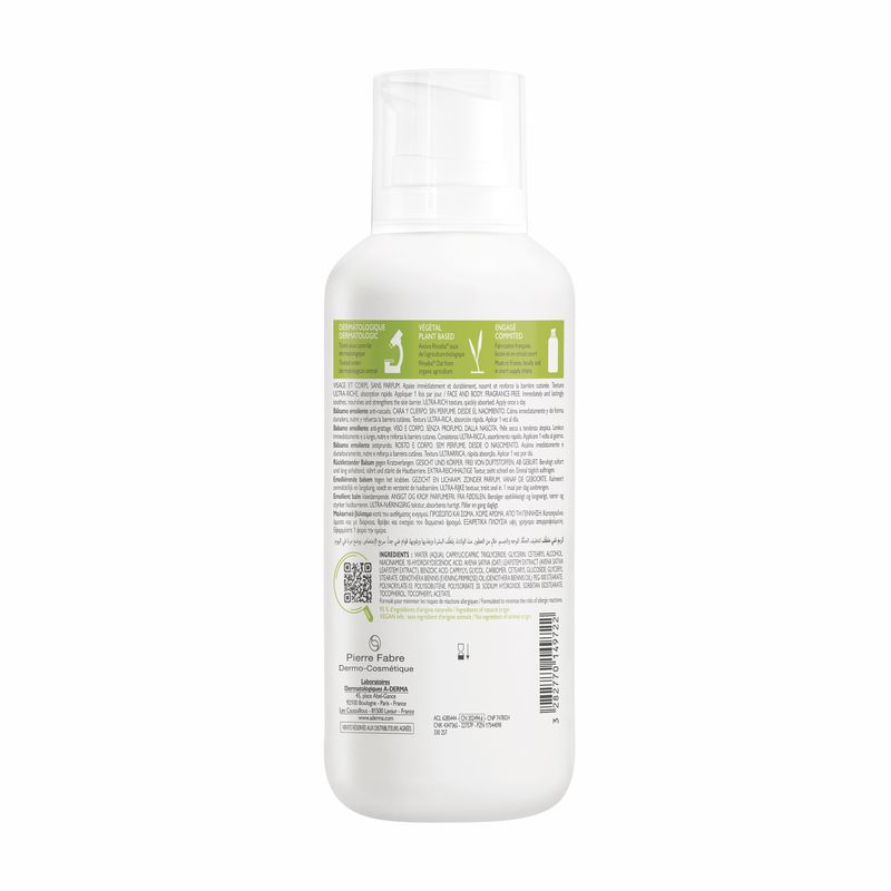 A-Derma Exomega Control Balsamo Emolliente Anti-Grattage 400ml-2