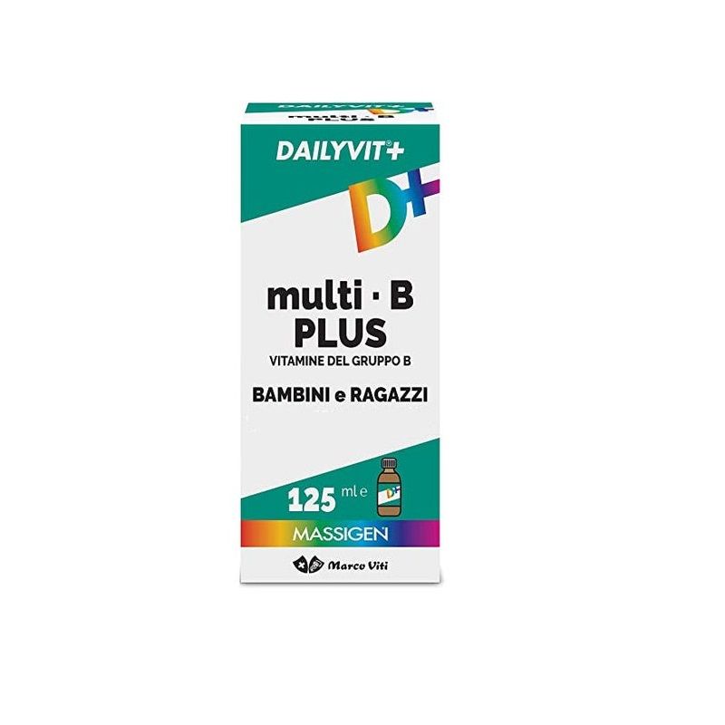 Marco Viti Massigen Dailyvit Multi B Plus Sciroppo gusto limone  125 ml-1