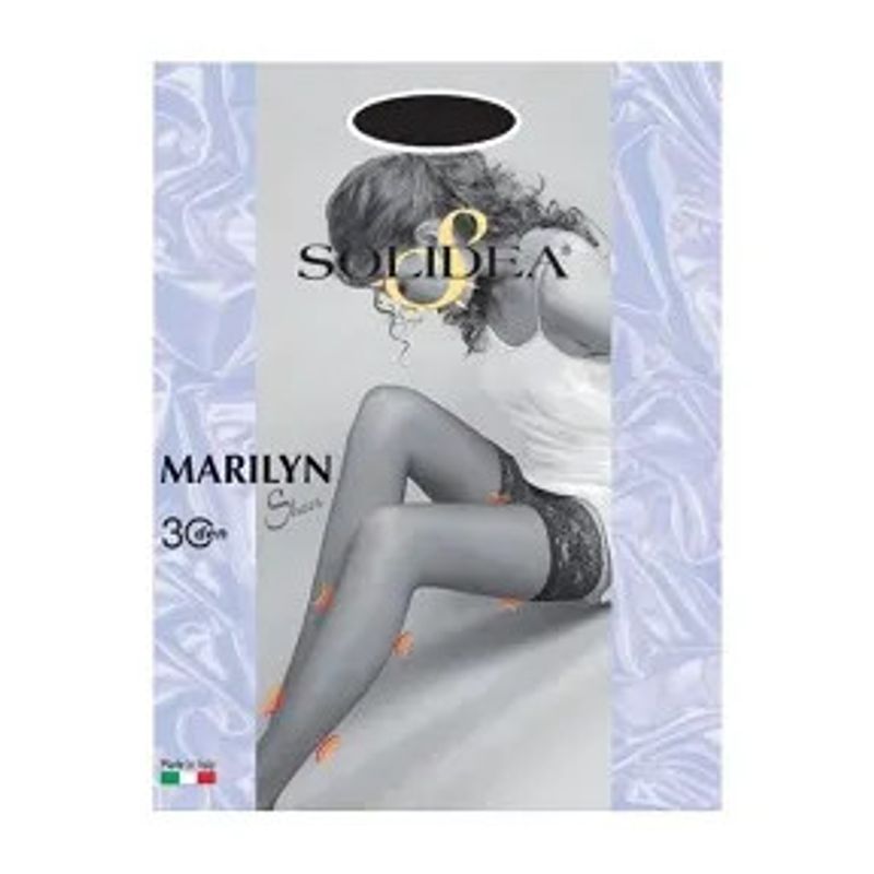 Solidea Marilyn Calza Autoreggente 30 Denari Colore  Sabbia Taglia 1 - S-1