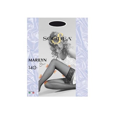 Solidea Marilyn 70 Sheer Calze Autoreggenti Nero 2M-1