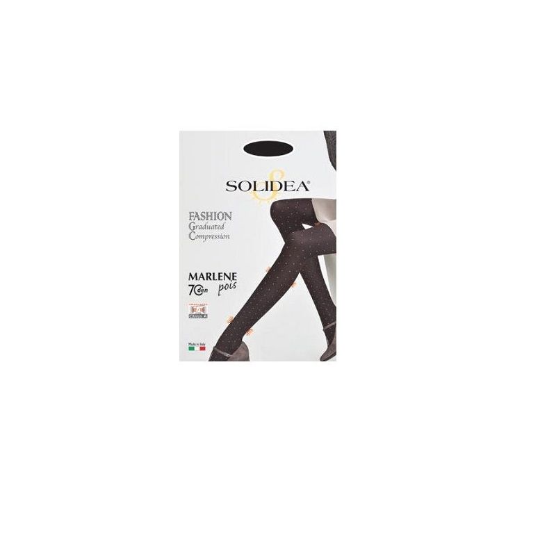 Solidea Marlene Pois Opaque Collant 70den colore Nero taglia 3-1